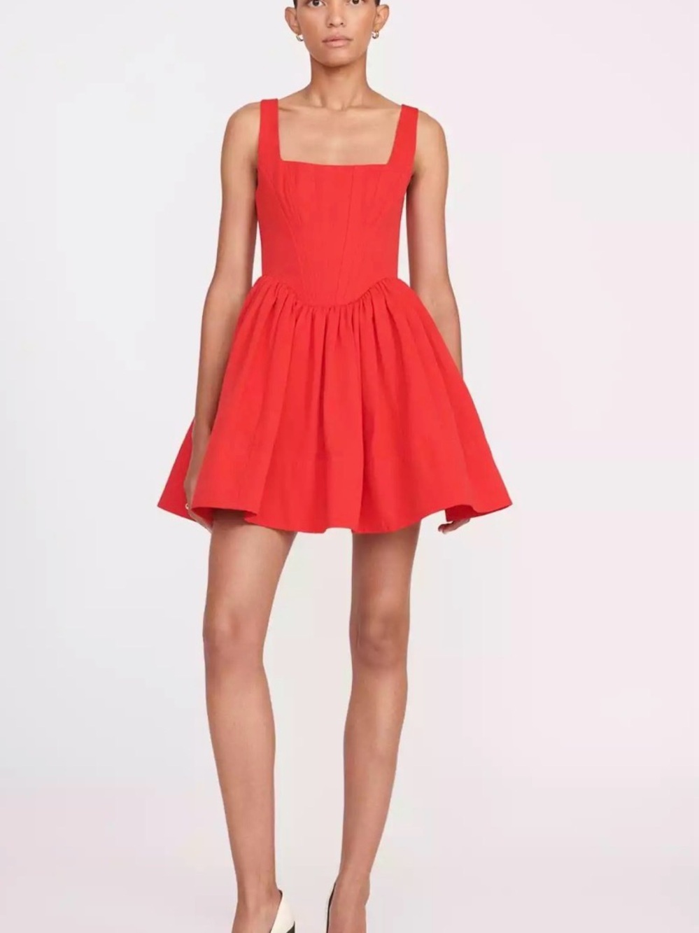 NWT STAUD Landscape Dress in Poinsetta